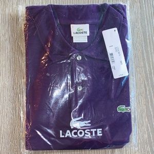 Lacoste Purple Caiman Polo